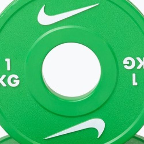 Carico Nike Strength Change Plates 2 x 1 kg green/white