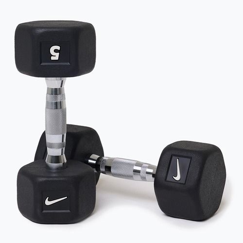 Manubri Nike Strength Hex Dumbbell 2 x 5 kg black/white