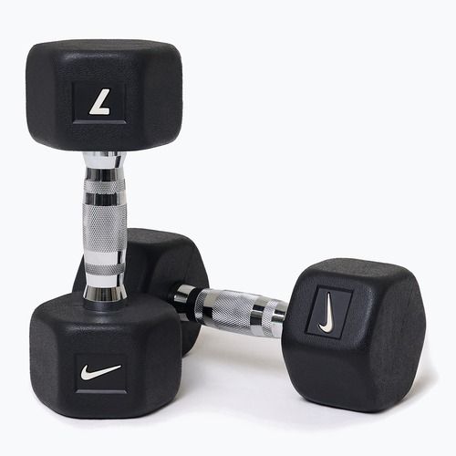 Manubri Nike Strength Hex Dumbbell 2 x 7 kg black/white