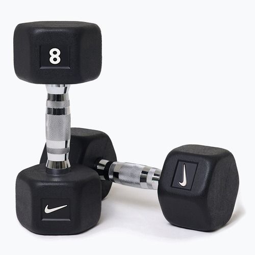 Manubri Nike Strength Hex Dumbbell 2 x 8 kg black/white