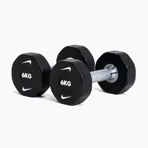 Manubri Nike Strength Pro Urethane Dumbbell 2 x 6 kg black/white