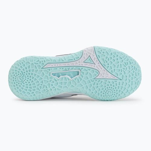 Scarpe da pallamano da donna Mizuno Wave Stealth Neo 2 white/blue tint
