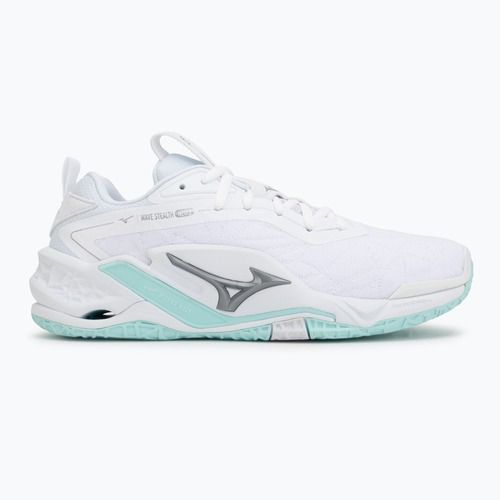 Scarpe da pallamano da donna Mizuno Wave Stealth Neo 2 white/blue tint