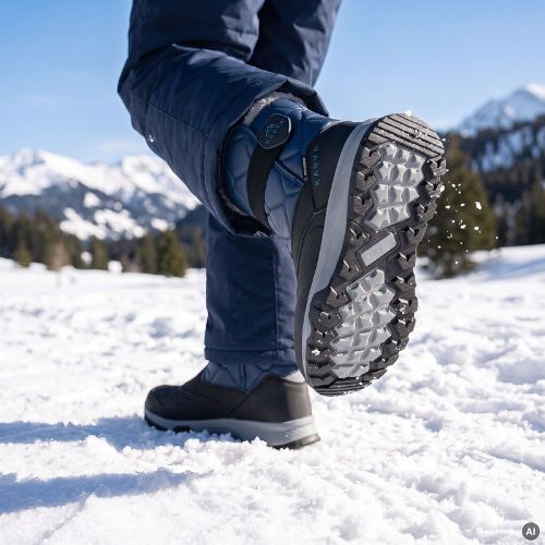 Stivali da neve per bambini KADVA Andes WP JR blu navy