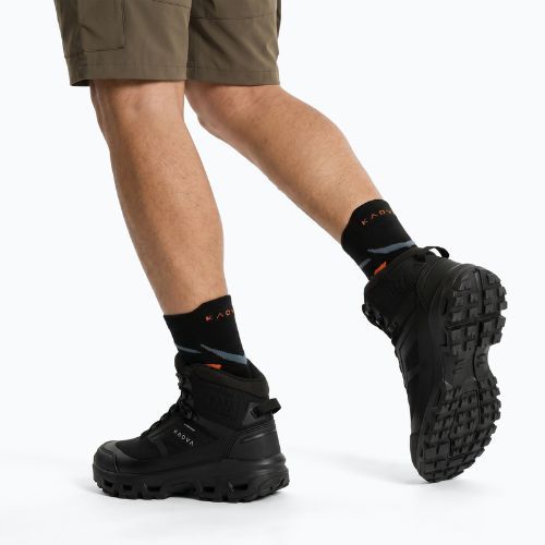 Scarpe da trekking uomo KADVA Obsidian Mid WP nere