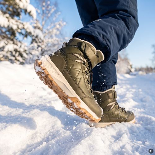 Stivali da neve per bambini KADVA Oriko WP JR verde