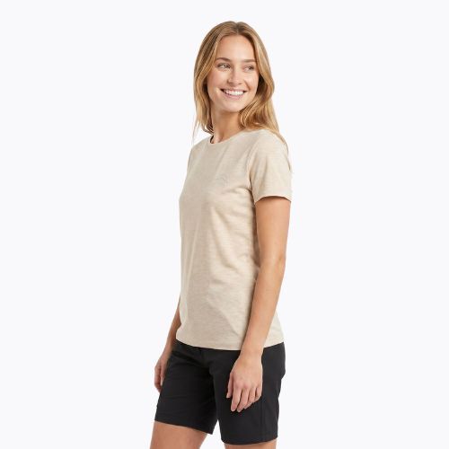 Maglietta da trekking da donna KADVA Merivra merino beige