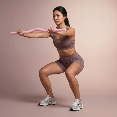 Bilanciere curvo XTREXO SCULPT 90 cm rosa