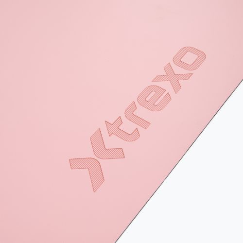 Tappetino per yoga e allenamento XTREXO SCULPT rounded 183 x 61 cm pink