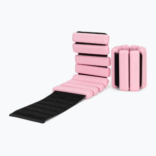Pesi per caviglie e polsi XTREXO SCULPT 2 x 1.5 kg rosa