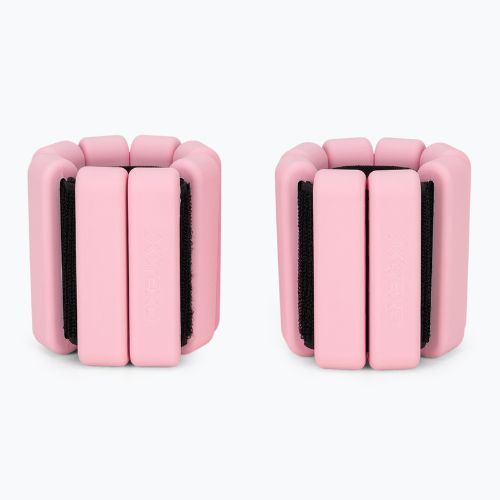 Pesi per caviglie e polsi XTREXO SCULPT 2 x 1 kg rosa