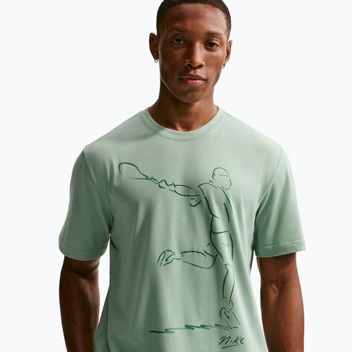 Maglietta da tennis da uomo Nike Court Dri-Fit steam