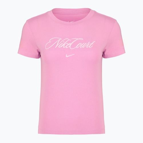 Maglietta da tennis da donna Nike Court Heritage light magenta/pink foam