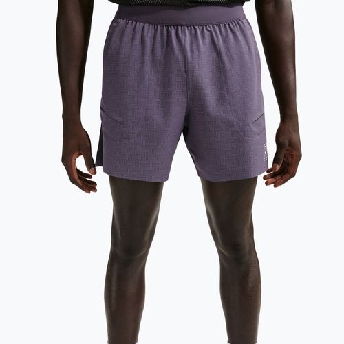 Pantaloncini da tennis da uomo Nike Court Advantage Dri-Fit 6" dark raisin/white