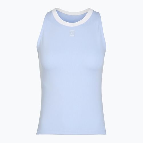 Maglietta da tennis da donna Nike Court Dri-Fit Advantage Tank hydrogen blue/white/white