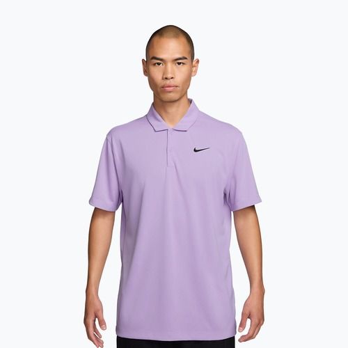 Maglietta da tennis da uomo Nike Court Dri-Fit Polo Solid violet mist/black