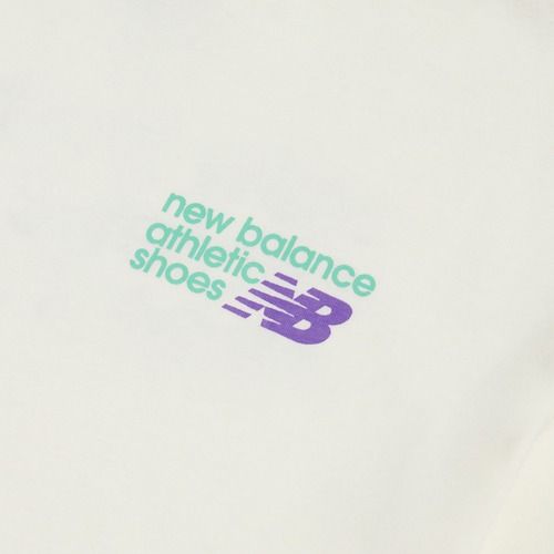 Maglietta per bambini New Balance Athletics Relaxed Premium Graphic Tee sea salt