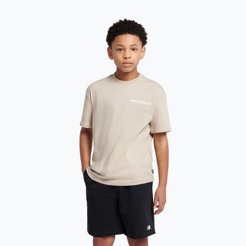 Maglietta per bambini New Balance 574 Shoe Graphic Tee timberwolf