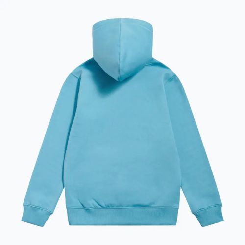 Felpa per bambini New Balance BB Stacked Logo Hoodie taffy blue