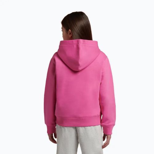 Felpa per bambini New Balance FT Stacked Logo Hoodie pink satin