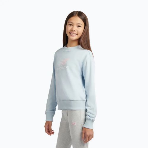 Felpa per bambini New Balance FT Stacked Logo Crew oxford blue