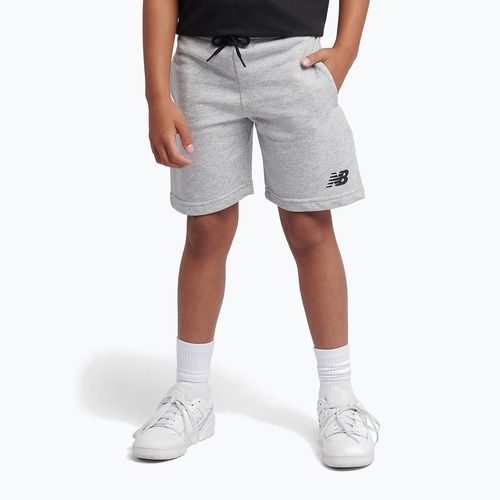 Set bambino New Balance Stacked Logo Tee & FT Short nb caviar