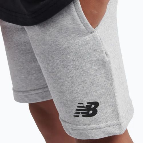 Set bambino New Balance Stacked Logo Tee & FT Short nb caviar