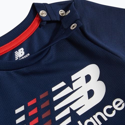 Set bambino New Balance Contrast Athletic Tee & Nylon Short nb navy