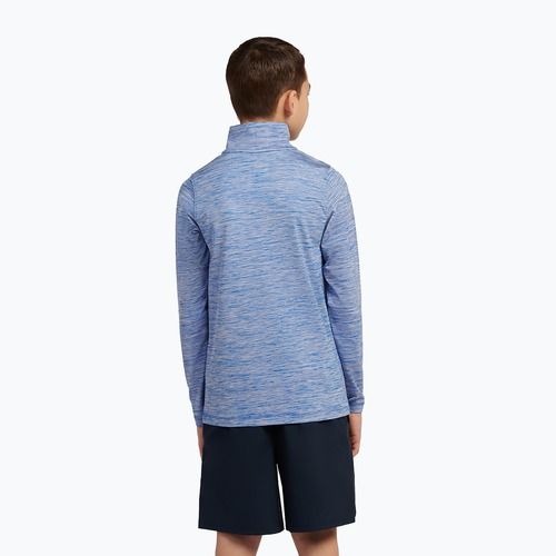 Felpa per bambini New Balance Athletics Quarter Zip Funnel blue gemstone