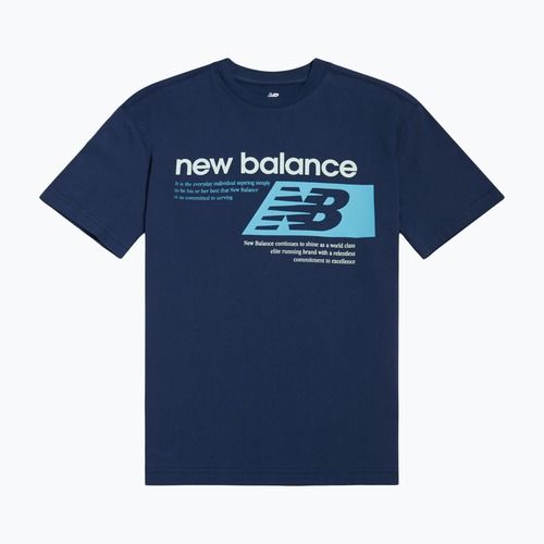 Maglietta per bambini New Balance Authentic Brand Players Graphic Tee nb navy
