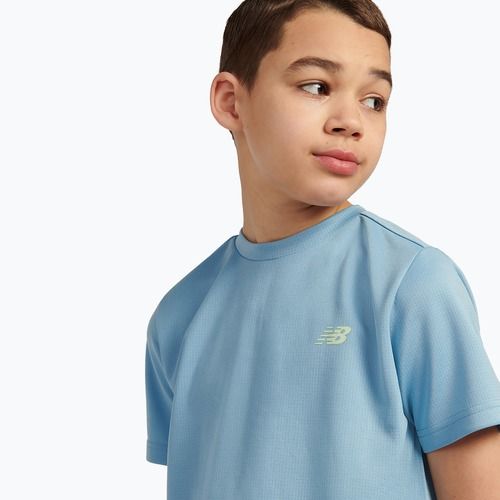 Maglietta per bambini New Balance Athletic Tee still water