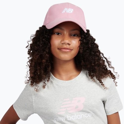 Cappellino con visiera per bambini New Balance Small Logo pink taffy