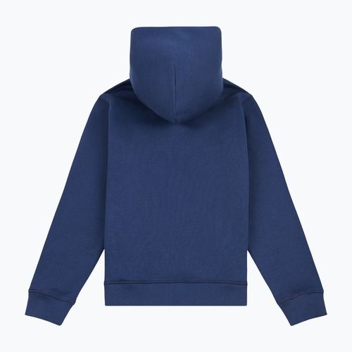 Felpa per bambini New Balance Brush Back Small Logo Full Zip Hoodie nb navy