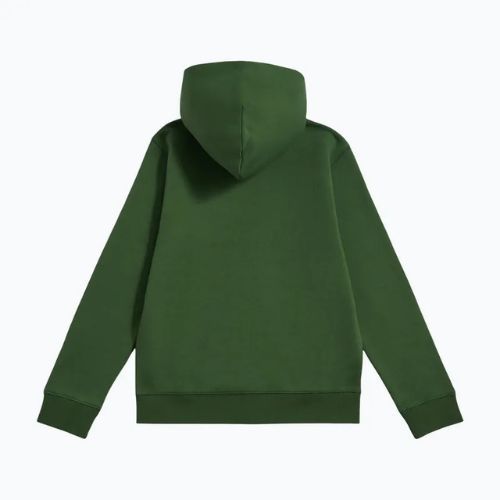 Felpa per bambini New Balance Brush Back Small Logo Full Zip Hoodie dark alpine green