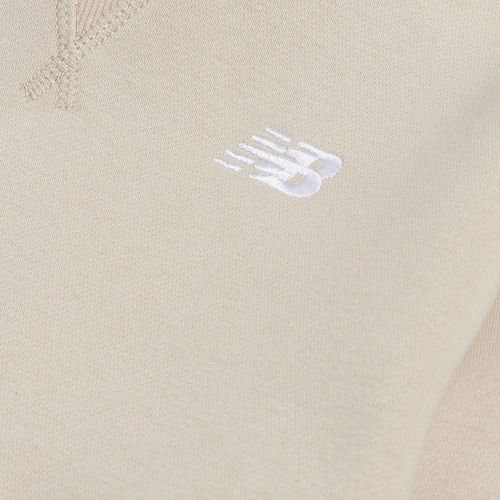 Felpa per bambini New Balance Brush Back Small Logo Hoodie timberwolf