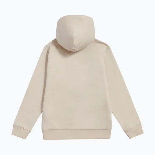 Felpa per bambini New Balance Brush Back Small Logo Hoodie timberwolf