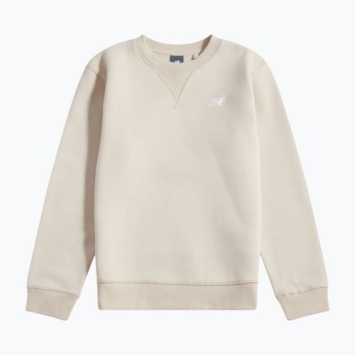 Felpa per bambini New Balance Brush Back Small Logo Crew timberwolf
