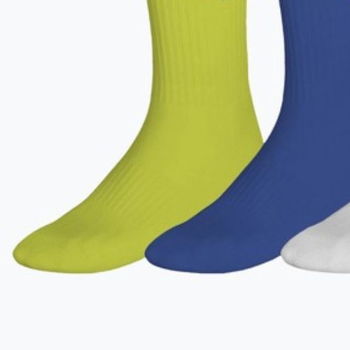 Calzini Mizuno Training With Line 3 pairs lightning yellow/dazzling blue