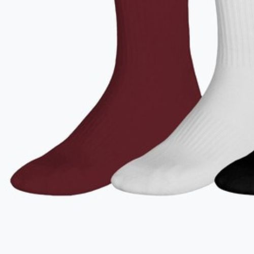 Calzini Mizuno Training With Line 3 pairs sun dried tomato/white/black