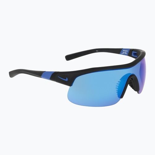 Occhiali da sole Nike Show X1 matte black/blue mirror