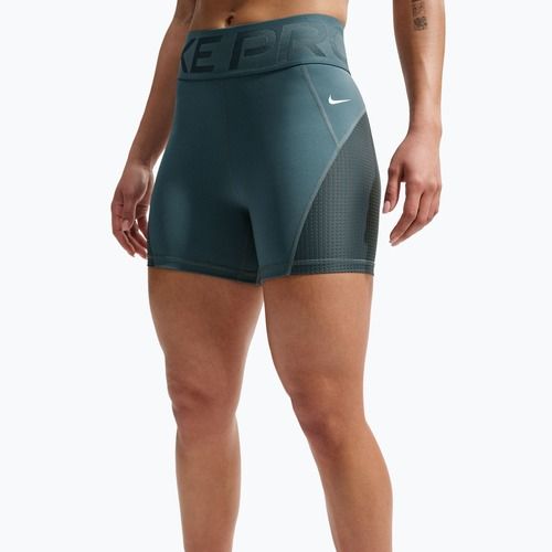Pantaloncini da donna Nike Pro Sculpt High Waisted 5" Biker mineral slate/faded spruce/white