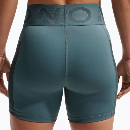 Pantaloncini da donna Nike Pro Sculpt High Waisted 5" Biker mineral slate/faded spruce/white