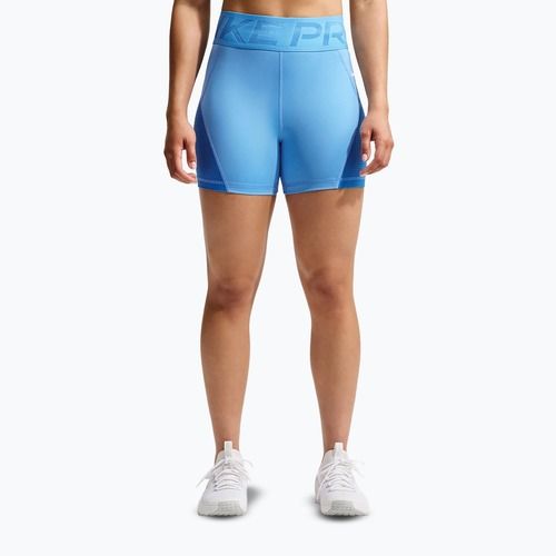 Pantaloncini da donna Nike Pro Sculpt High Waisted 5" Biker university blue/light photo blue/white
