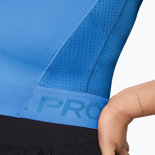 Maglietta da allenamento da donna Nike Pro Dri-Fit university blue/light photo blue/white