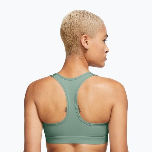 Reggiseno sportivo Nike Swoosh Medium Support steam/white