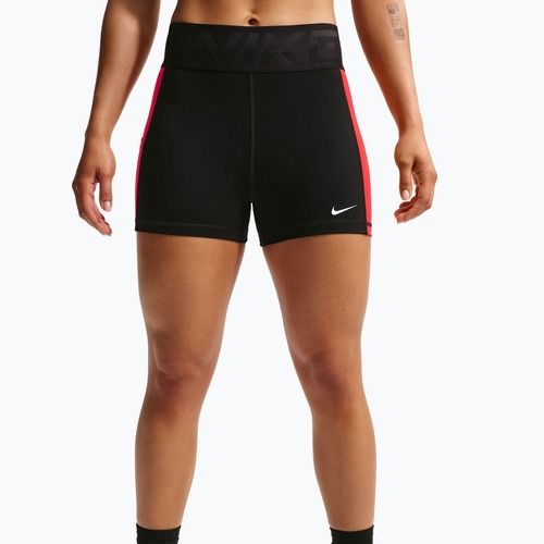 Pantaloncini da allenamento da donna Nike Pro Sculpt Dri-Fit High-Waisted Biker 5" black/light crimson/white