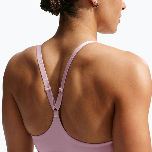 Reggiseno sportivo Nike Indy Padded Gloss platinum violet