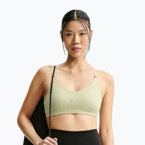 Reggiseno sportivo Nike Indy Padded Gloss olive aura