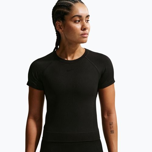 Maglietta da allenamento da donna Nike Pro Seamless Dri-Fit black