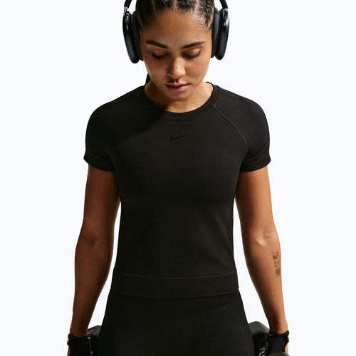 Maglietta da allenamento da donna Nike Pro Seamless Dri-Fit black
